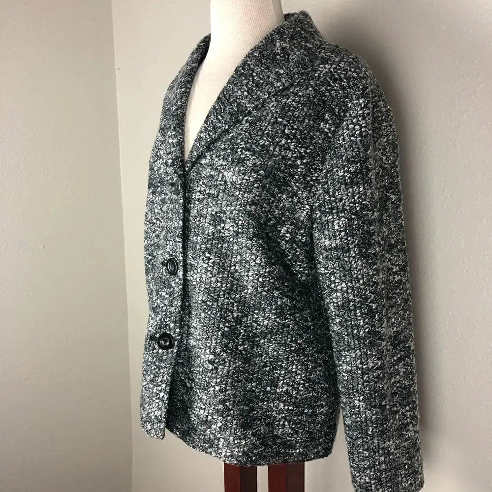 NWT Alfred Dunner Button Down Dress Jacket Size 12